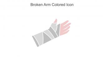 Broken Arm Colored Icon In Powerpoint Pptx Png And Editable Eps Format