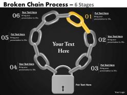 14883195 style variety 1 chains 6 piece powerpoint presentation diagram infographic slide