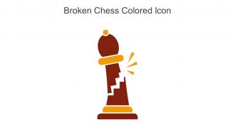 Broken Chess Colored Icon In Powerpoint Pptx Png And Editable Eps Format