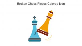 Broken Chess Pieces Colored Icon In Powerpoint Pptx Png And Editable Eps Format