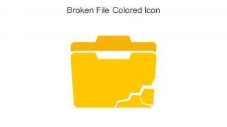 Broken File Colored Icon In Powerpoint Pptx Png And Editable Eps Format