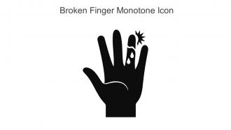 Broken Finger Monotone Icon In Powerpoint Pptx Png And Editable Eps Format