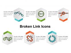 Broken link icons