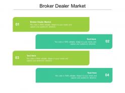 Broker dealer market ppt powerpoint presentation file demonstration cpb