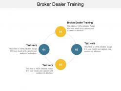 Broker dealer training ppt powerpoint presentation infographics graphic tips cpb