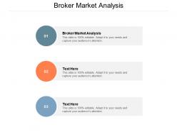 Broker market analysis ppt powerpoint presentation professional mockup cpb