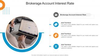 Brokerage Account Interest Rate In Powerpoint And Google Slides Cpb