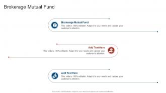 Brokerage Mutual Fund In Powerpoint And Google Slides Cpb