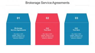 Brokerage Service Agreements Ppt Powerpoint Presentation File Graphics Cpb