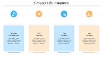 Brokers Life Insurance Ppt Powerpoint Presentation Infographics Professional Cpb