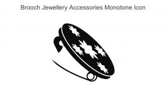 Brooch Jewellery Accessories Monotone Icon In Powerpoint Pptx Png And Editable Eps Format