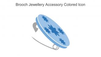 Brooch Jewellery Accessory Colored Icon In Powerpoint Pptx Png And Editable Eps Format