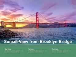 Brooklyn Bridge Observational Holding Crystal Clouds Manhattan Sunset