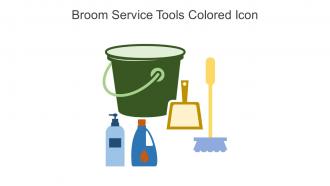 Broom Service Tools Colored Icon In Powerpoint Pptx Png And Editable Eps Format