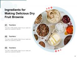 Brownie Individual Straight Delicacies Ingredients Including