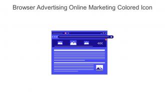 Browser Advertising Online Marketing Colored Icon In Powerpoint Pptx Png And Editable Eps Format