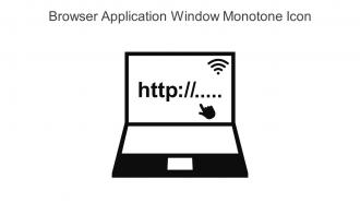 Browser Application Window Monotone Icon In Powerpoint Pptx Png And Editable Eps Format