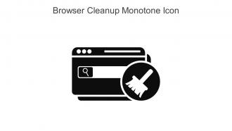 Browser Cleanup Monotone Icon In Powerpoint Pptx Png And Editable Eps Format