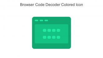 Browser Code Decoder Colored Icon In Powerpoint Pptx Png And Editable Eps Format