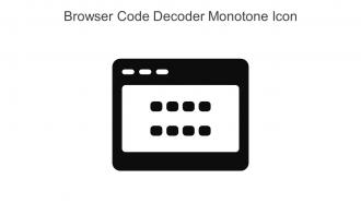 Browser Code Decoder Monotone Icon In Powerpoint Pptx Png And Editable Eps Format