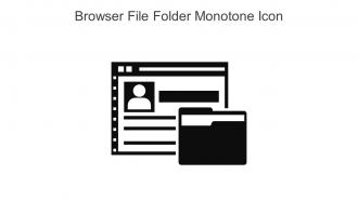 Browser File Folder Monotone Icon In Powerpoint Pptx Png And Editable Eps Format