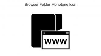 Browser Folder Monotone Icon In Powerpoint Pptx Png And Editable Eps Format