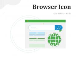 Browser Icon Internet Search Representing Smartphone Indicating