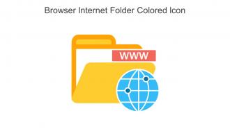 Browser Internet Folder Colored Icon In Powerpoint Pptx Png And Editable Eps Format