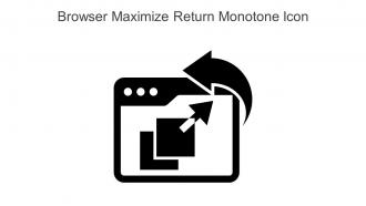 Browser Maximize Return Monotone Icon In Powerpoint Pptx Png And Editable Eps Format