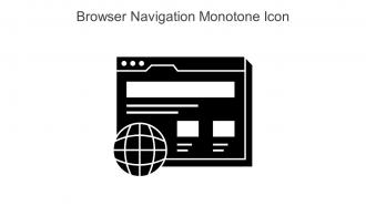 Browser Navigation Monotone Icon In Powerpoint Pptx Png And Editable Eps Format