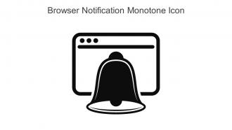 Browser Notification Monotone Icon In Powerpoint Pptx Png And Editable Eps Format