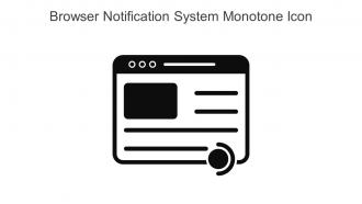 Browser Notification System Monotone Icon In Powerpoint Pptx Png And Editable Eps Format