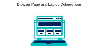 Browser Page And Laptop Colored Icon In Powerpoint Pptx Png And Editable Eps Format
