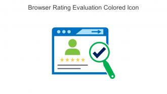 Browser Rating Evaluation Colored Icon In Powerpoint Pptx Png And Editable Eps Format