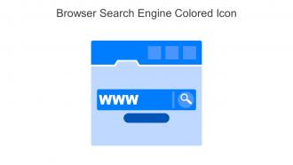 Browser Search Engine Colored Icon In Powerpoint Pptx Png And Editable Eps Format