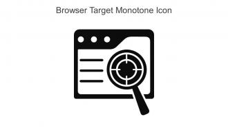 Browser Target Monotone Icon In Powerpoint Pptx Png And Editable Eps Format