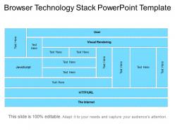 Browser technology stack powerpoint template