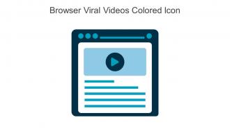 Browser Viral Videos Colored Icon In Powerpoint Pptx Png And Editable Eps Format