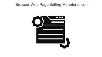 Browser Web Page Setting Monotone Icon In Powerpoint Pptx Png And Editable Eps Format