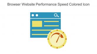 Browser Website Performance Speed Colored Icon In Powerpoint Pptx Png And Editable Eps Format