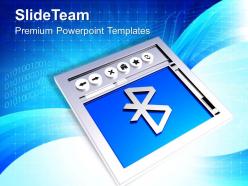 Browsing the web via bluetooth powerpoint templates ppt themes and graphics 0513