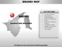 Brunei country powerpoint maps