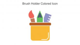Brush Holder Colored Icon In Powerpoint Pptx Png And Editable Eps Format