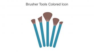 Brusher Tools Colored Icon In Powerpoint Pptx Png And Editable Eps Format