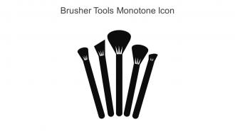 Brusher Tools Monotone Icon In Powerpoint Pptx Png And Editable Eps Format