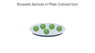 Brussels Sprouts In Plate Colored Icon In Powerpoint Pptx Png And Editable Eps Format