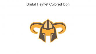 Brutal Helmet Colored Icon In Powerpoint Pptx Png And Editable Eps Format