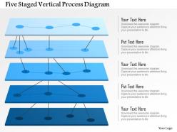 Bs five staged vertical process diagram powerpoint template