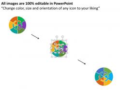 2838157 style division pie-jigsaw 6 piece powerpoint presentation diagram infographic slide