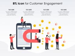 Btl icon for customer engagement